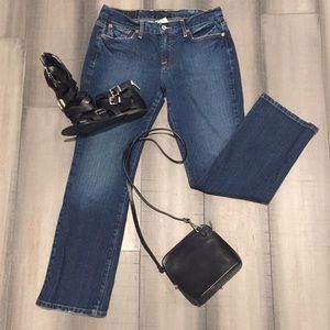 Lucky Brand Dungaree Retro Rider Short Length